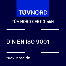 TÜV NORD CERT Siegel für DIN EN ISO 9001